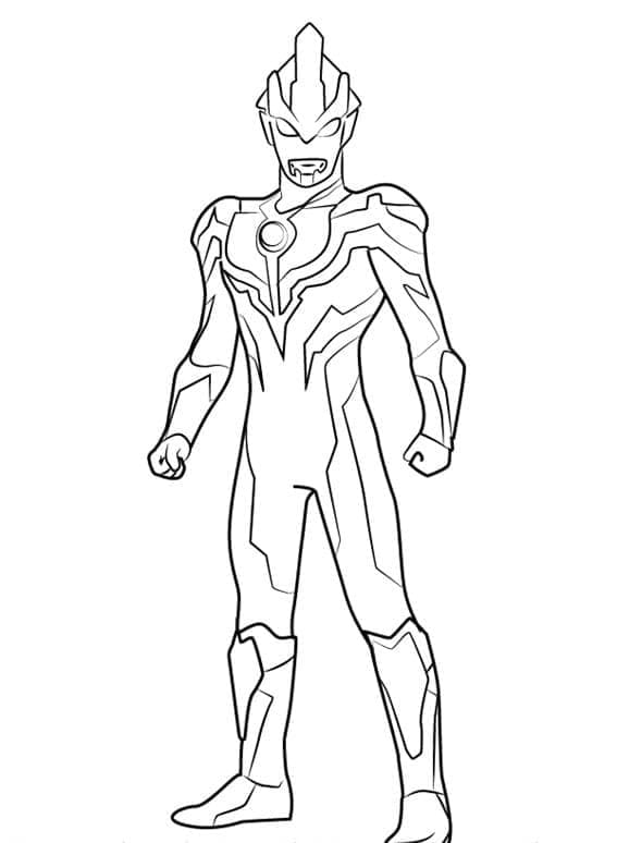 Coloriage Ultraman Ginga