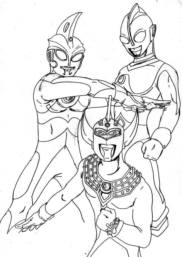 Ultraman Gratuit coloring page