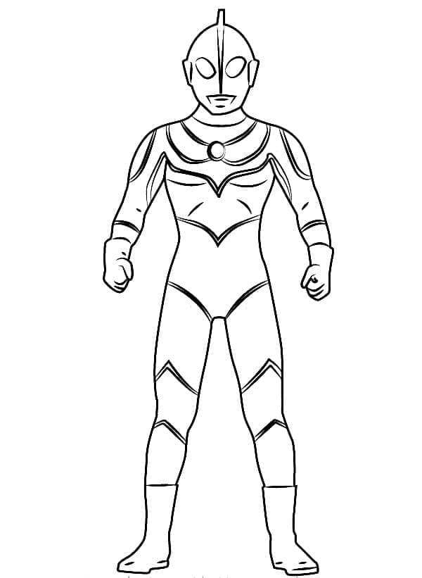 Ultraman Hikari coloring page