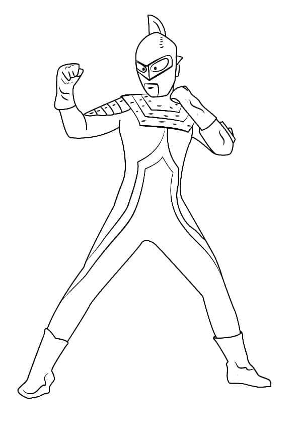 Ultraman Seven coloring page