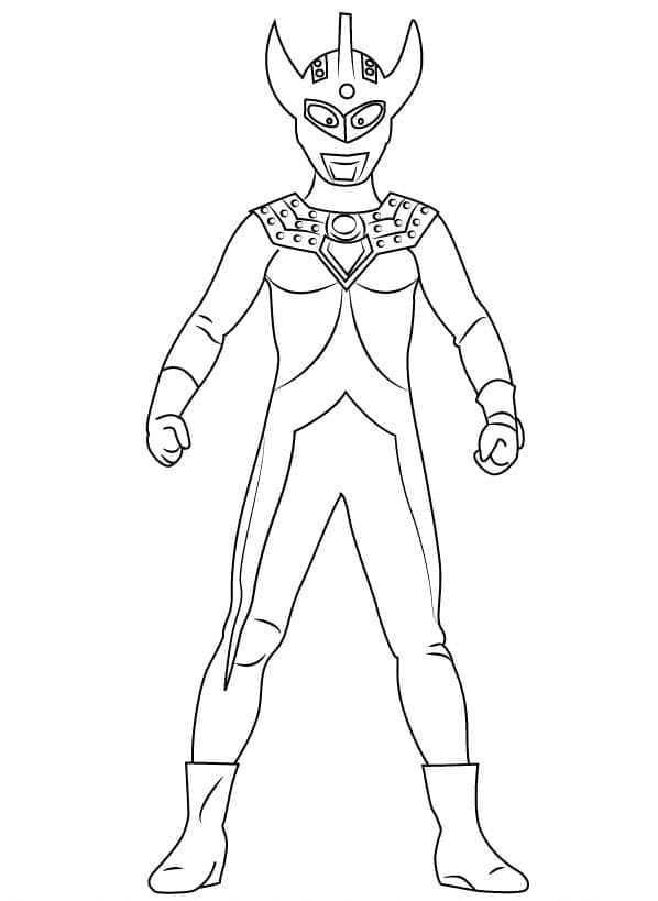 Ultraman Taro coloring page