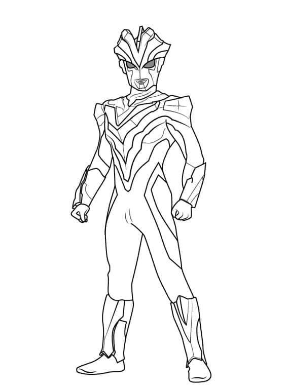 Coloriage Ultraman Victory