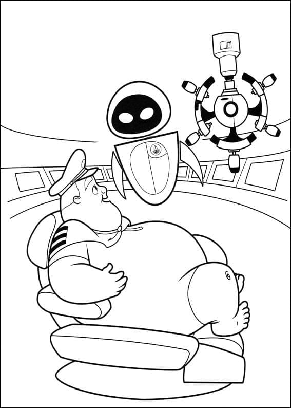 Wall-E 14 coloring page