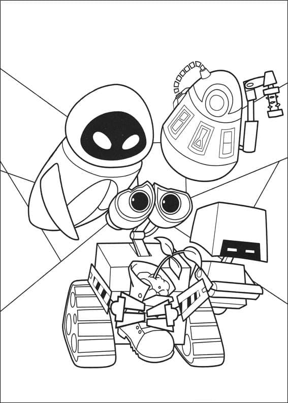 Wall-E 17 coloring page