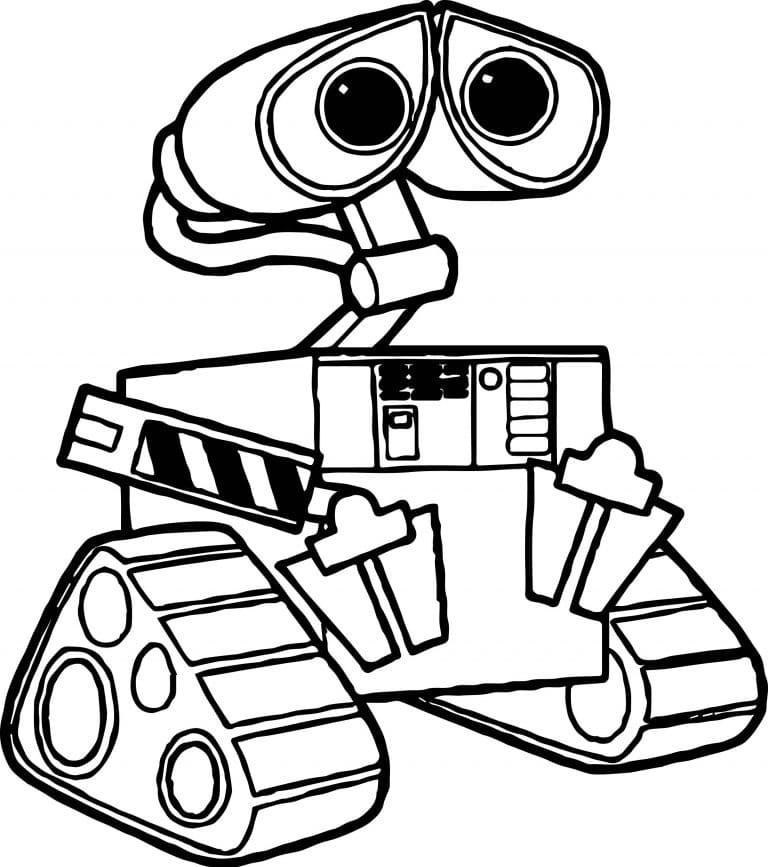 Wall-E Pour les Enfants coloring page