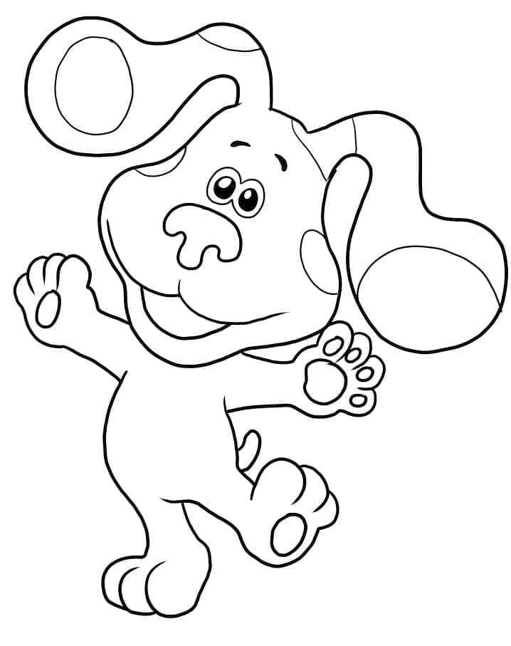 Adorable Blue coloring page