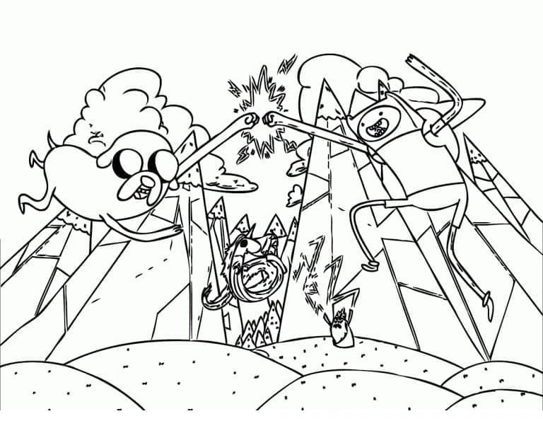 Adventure Time Pour Enfants coloring page
