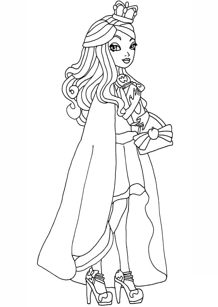 Apple White coloring page