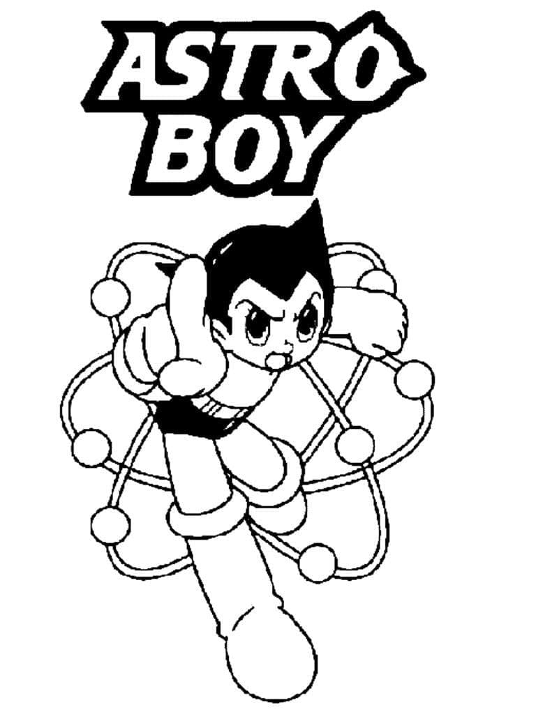 Coloriage Astro Boy Gratuit