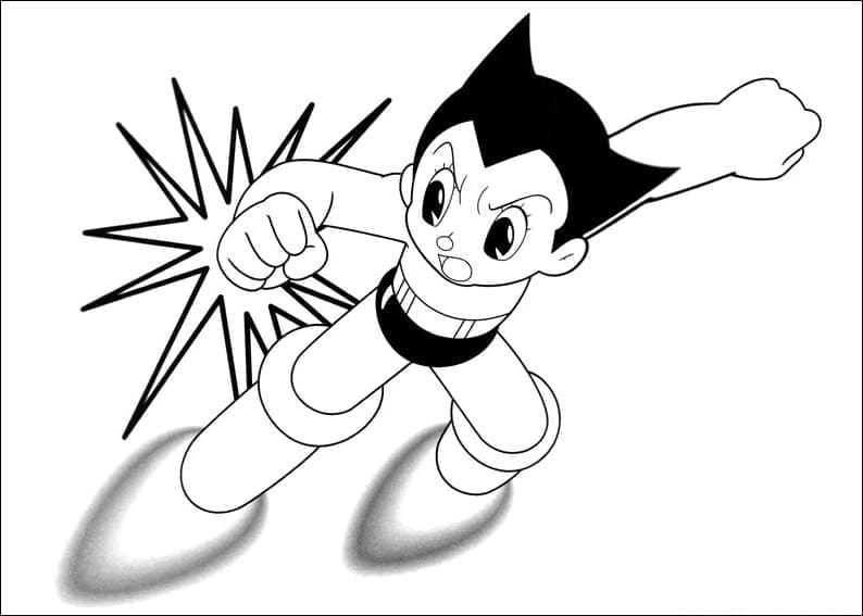 Astro Boy Imprimable coloring page