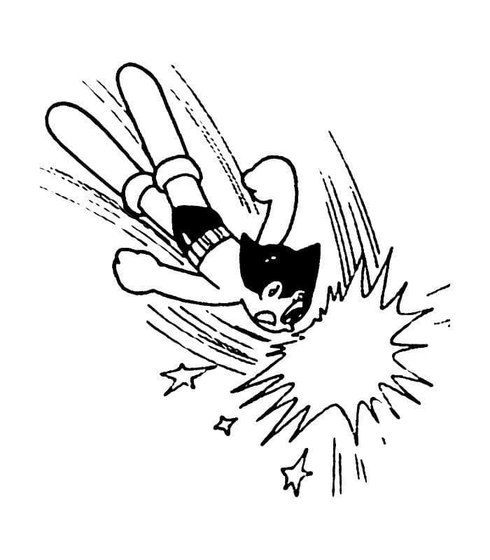 Astro Boy Incroyable coloring page