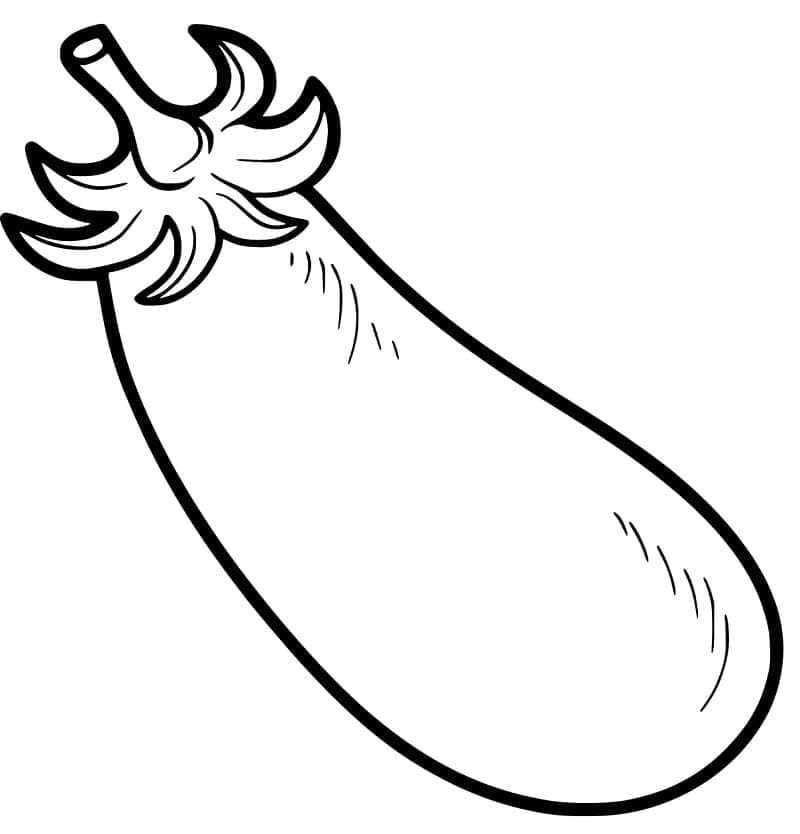 Aubergine Imprimable coloring page