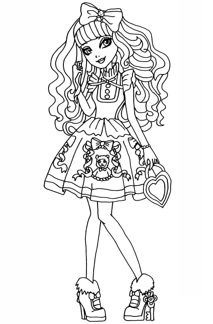 Blondie Locks de Ever After High coloring page