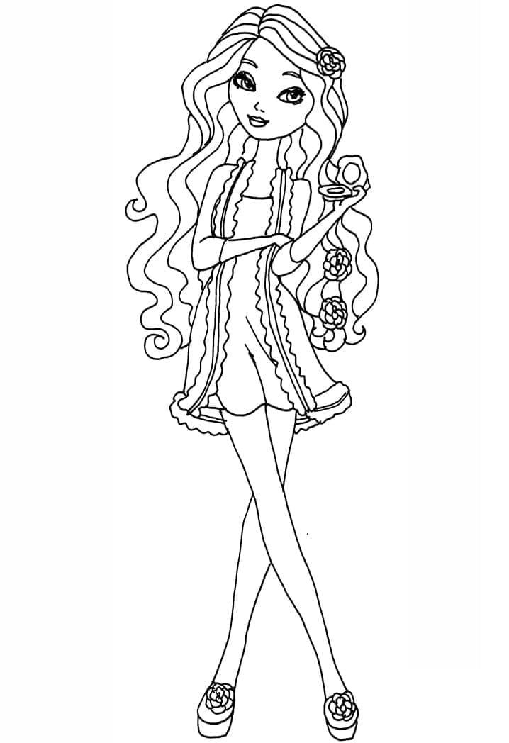 Briar Beauty de Ever After High coloring page