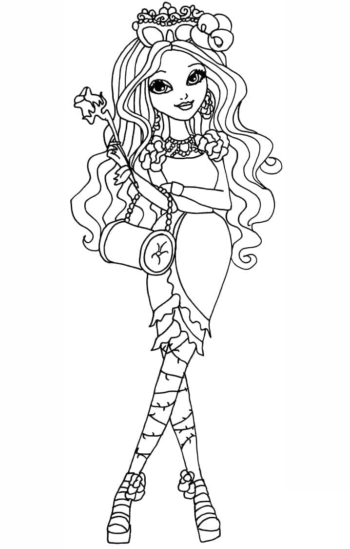 Briar Beauty coloring page