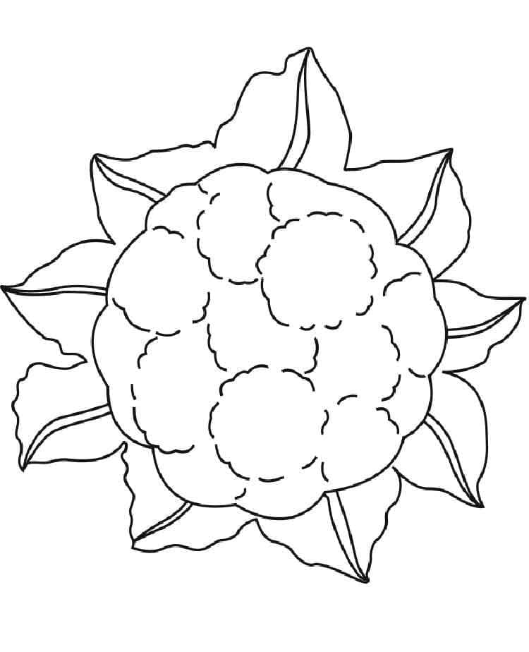 Coloriage Chou-fleur 10