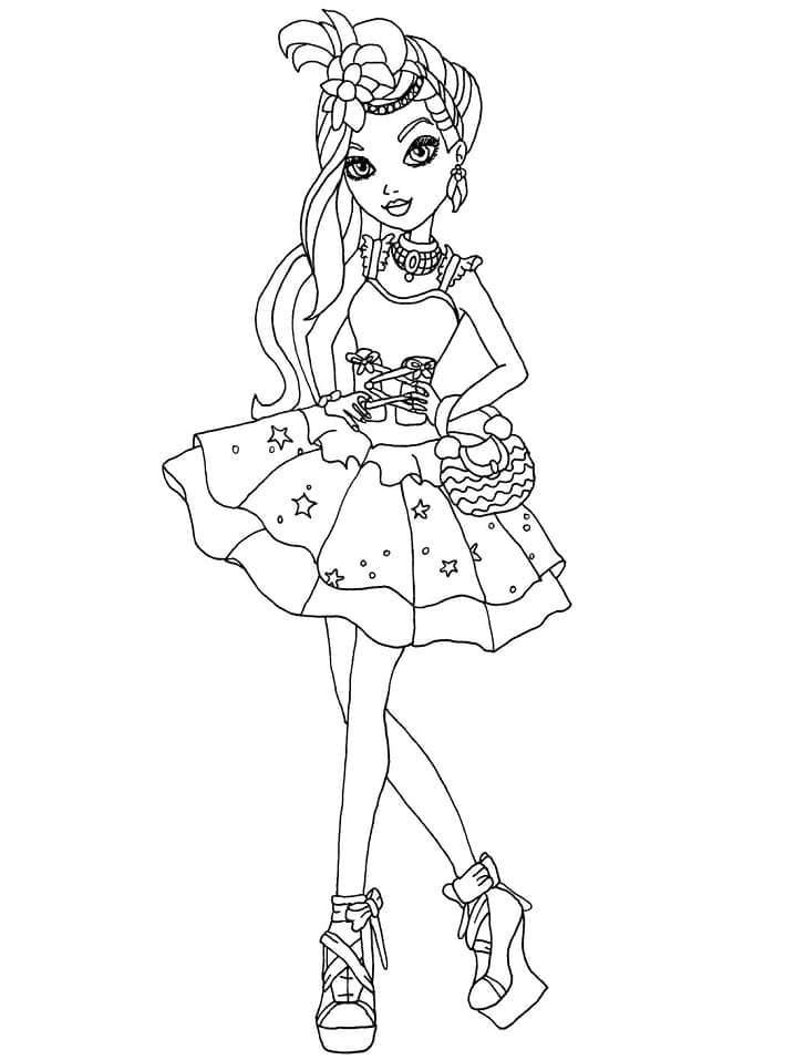 Duchess Swan de Ever After High coloring page