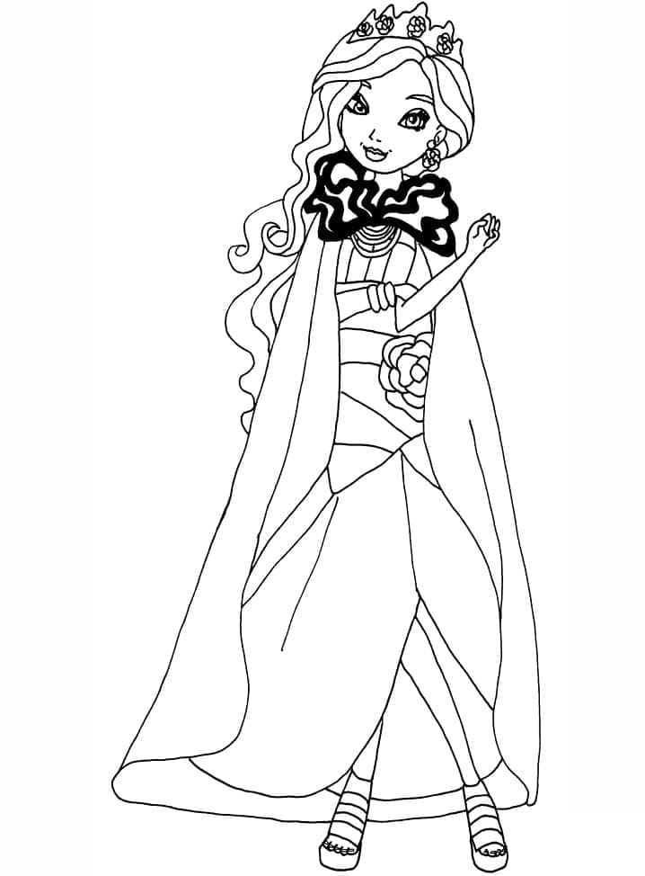Ever After High Briar Beauty coloring page