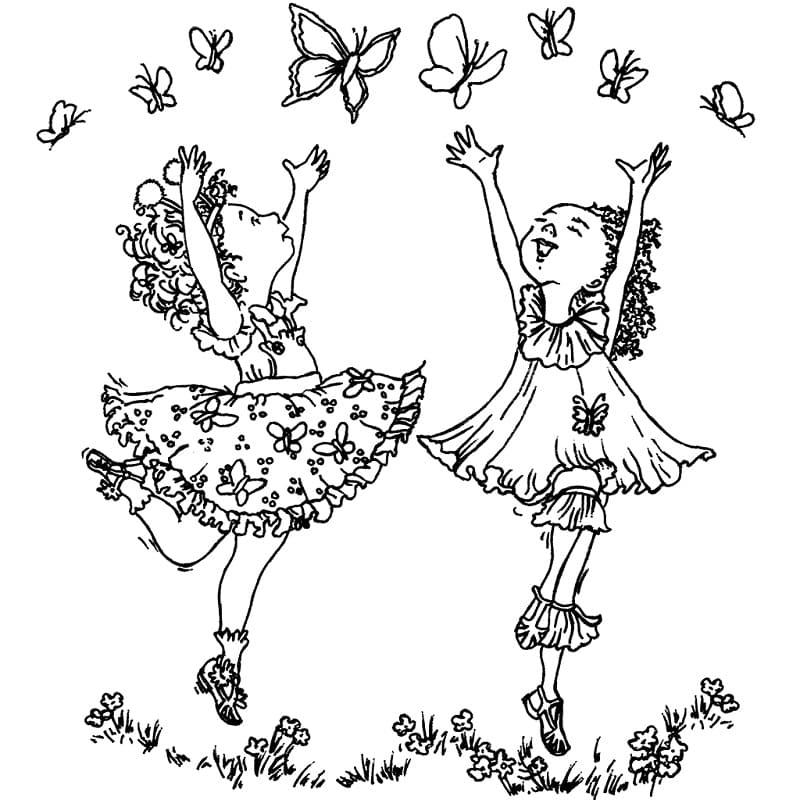 Fancy Nancy Imprimable coloring page