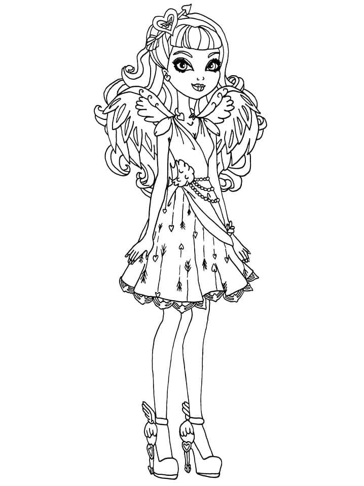 Fille de Ever After High coloring page