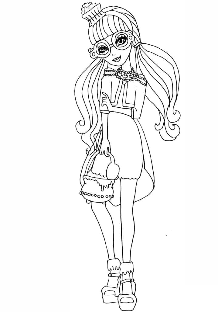 Ginger Breadhouse de Ever After High coloring page