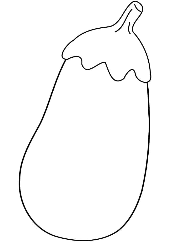 Image d’Aubergine coloring page