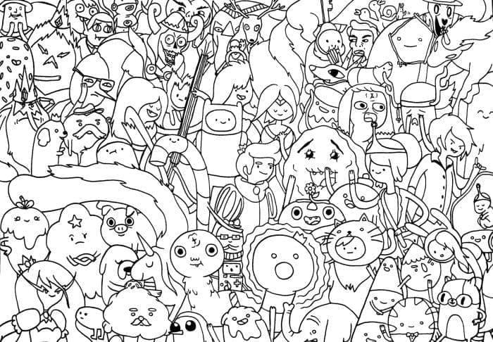 Coloriage Image de Adventure Time