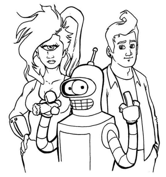 Image de Futurama coloring page