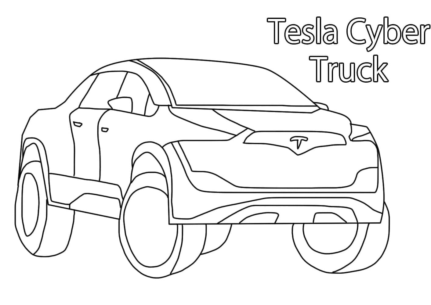 Coloriage Voiture Tesla T l charger Et Imprimer Gratuit Sur 