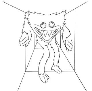 Coloriage Monstre Huggy Wuggy