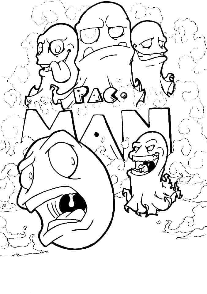Coloriage Pac-Man 14