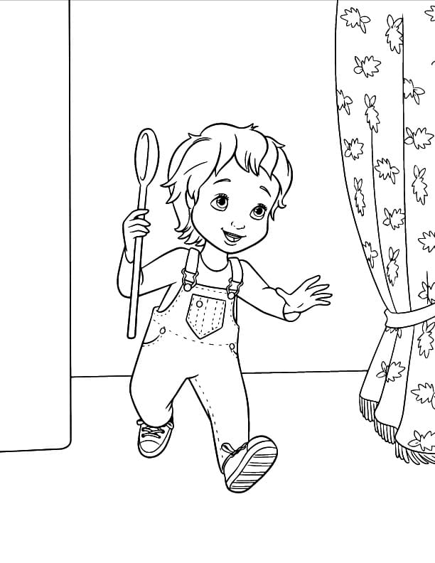 Petite Fancy Nancy coloring page