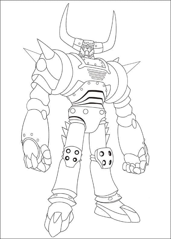 Pluton de Astro Boy coloring page