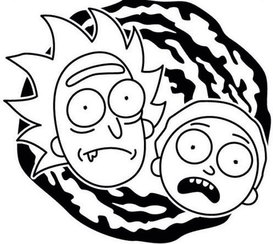Rick et Morty Imprimables coloring page