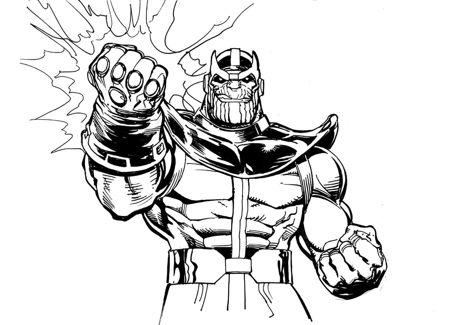 Gant De Boxe Marvel Thanos Pour Enfant - Main Gauche, 22.9 Cm, En Peluche Colorée