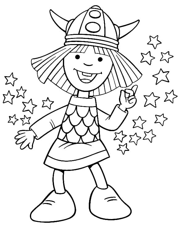 Vic le Viking Pour Enfants coloring page