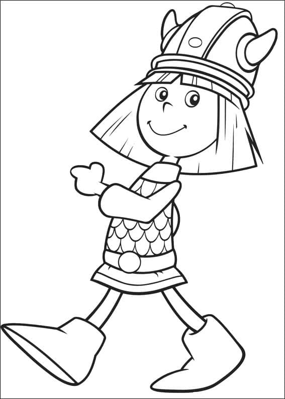 Vic le Viking Pour les Enfants coloring page