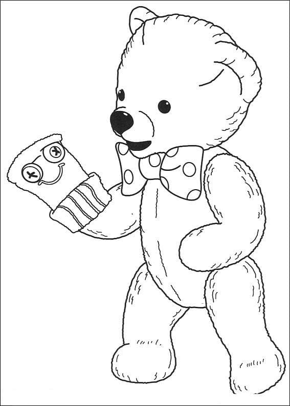 Coloriage Andy Pandy 2