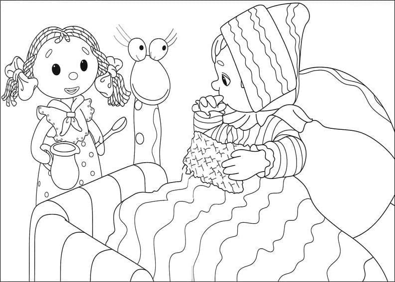 Andy Pandy Pour les Enfants coloring page