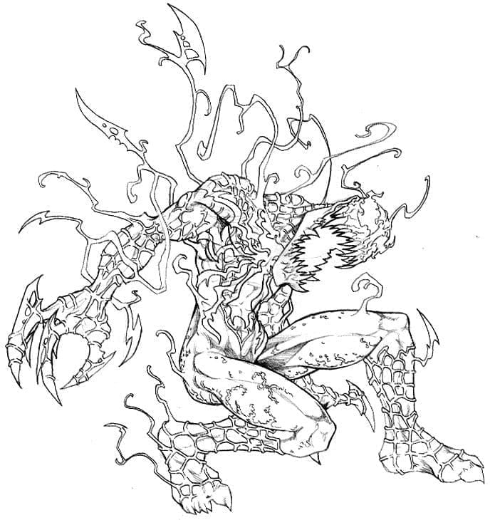 Coloriage Carnage Effrayant