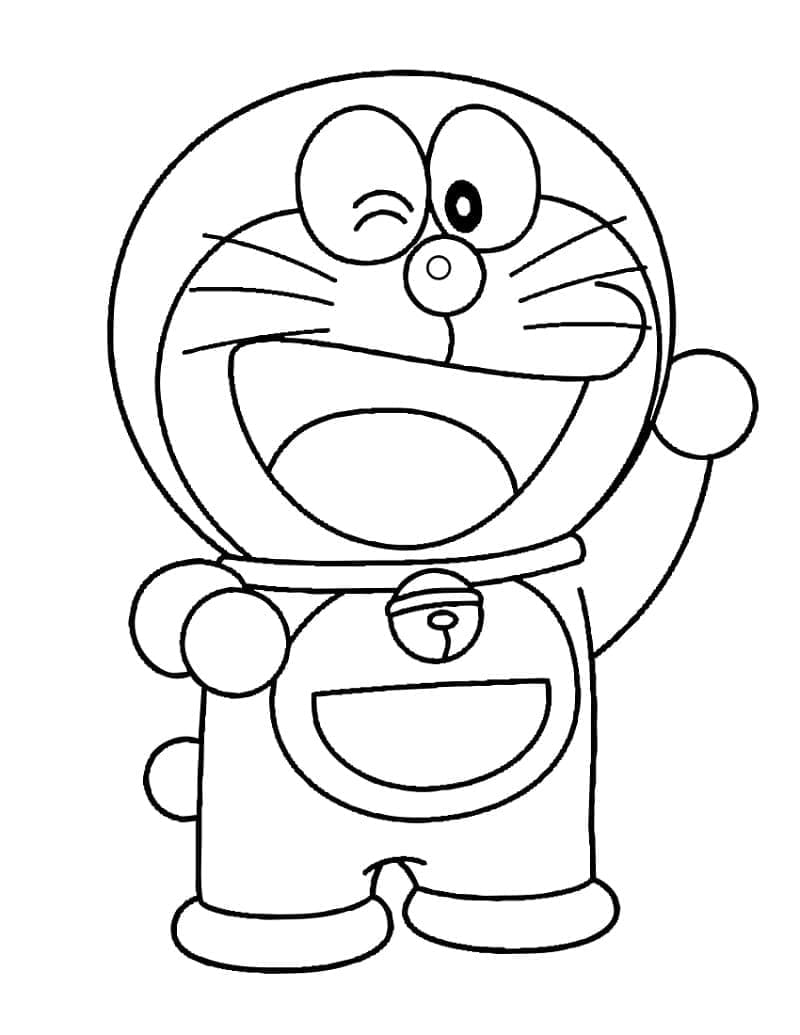 Coloriage Doraemon Gratuit