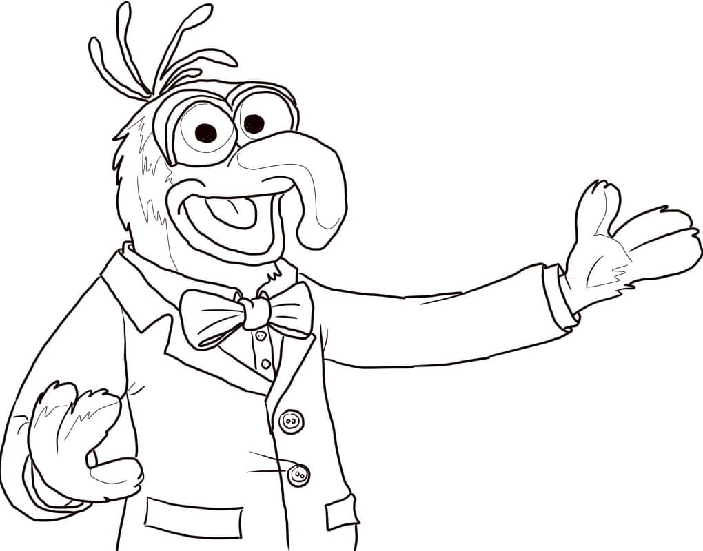Coloriage Gonzo from The Muppets