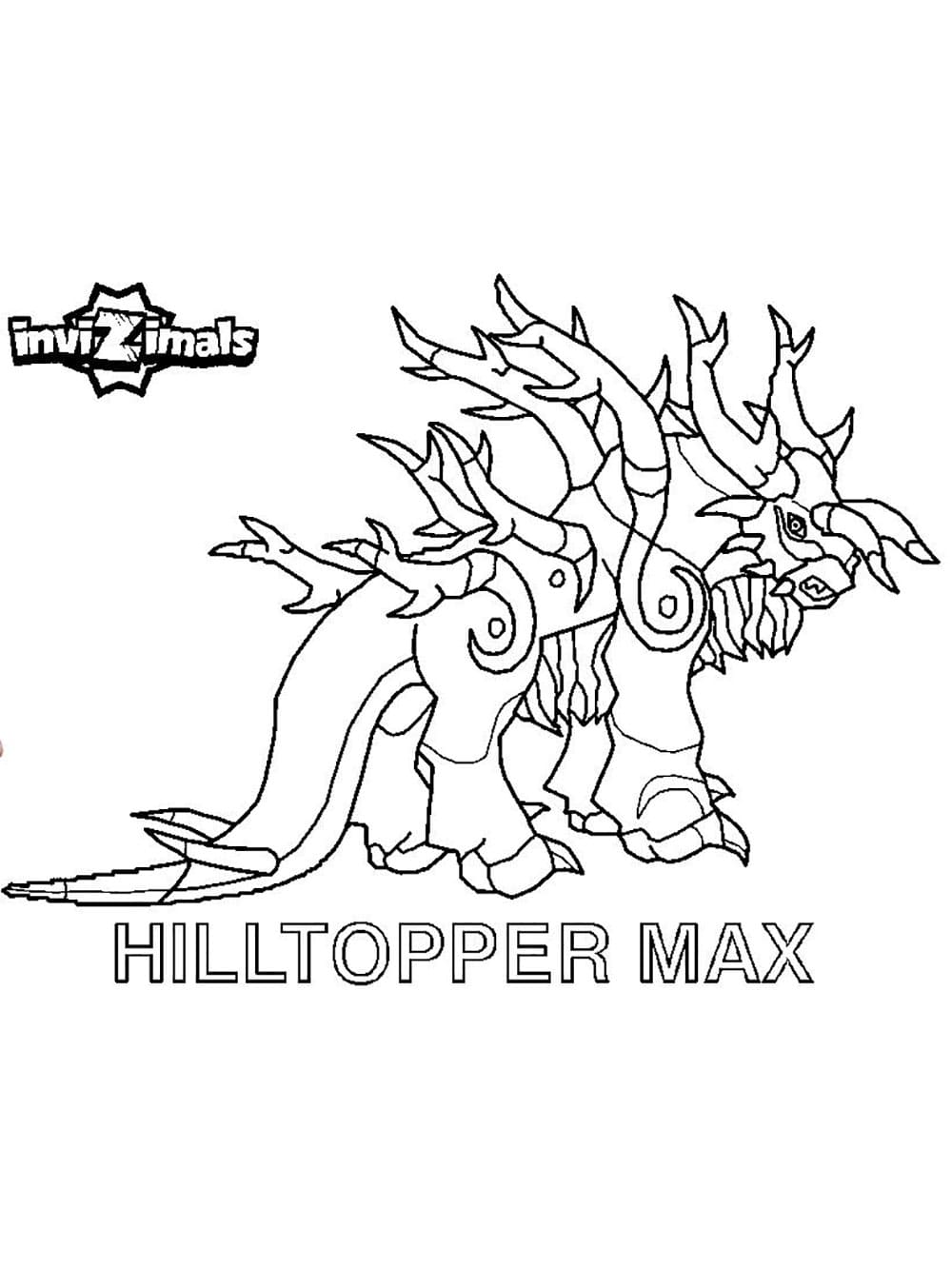 Coloriage Hilltopper Max Invizimals