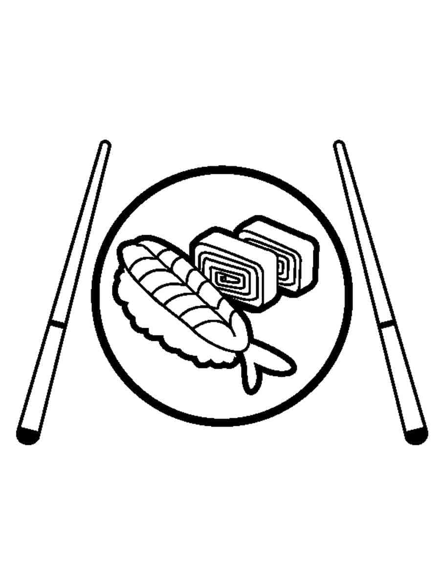 Image de Sushi coloring page