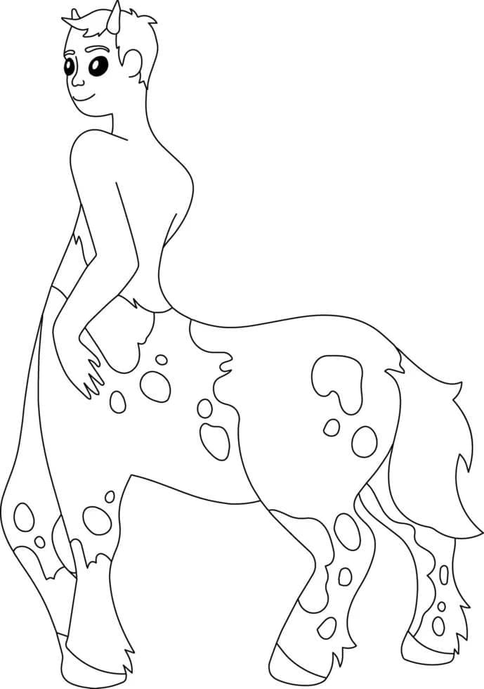 Coloriage Image du Centaure