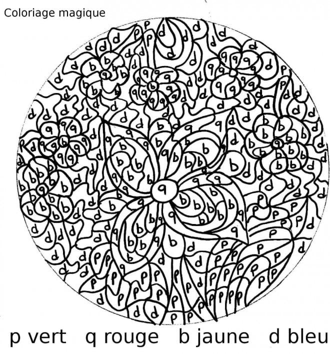 Coloriage Magique Lettres Imprimable