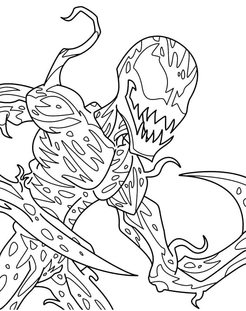 Coloriage Marvel Carnage