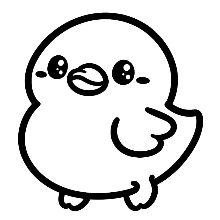 Écharpe Voyage Femme - Imprimé Canard Kawaii - Cachemire Imitation, Grande Taille