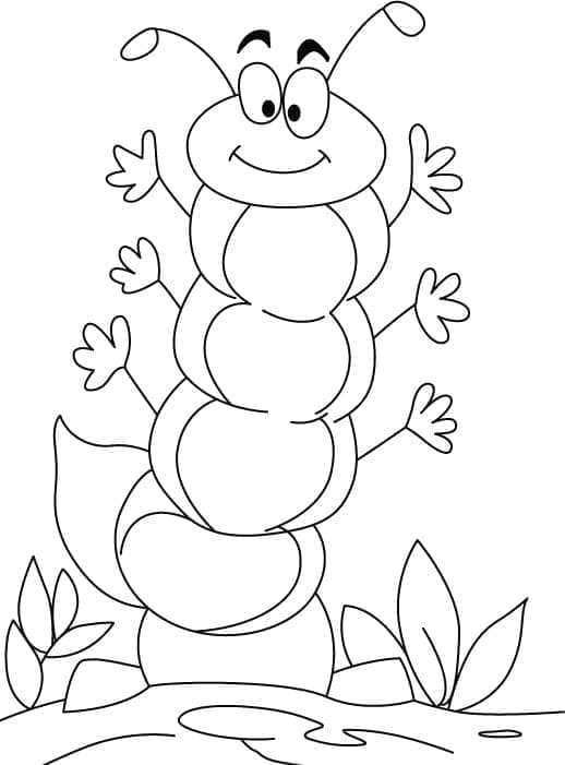 Chenille Amicale coloring page