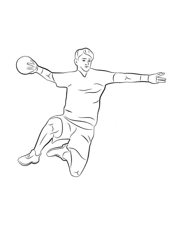 Image de Handball coloring page